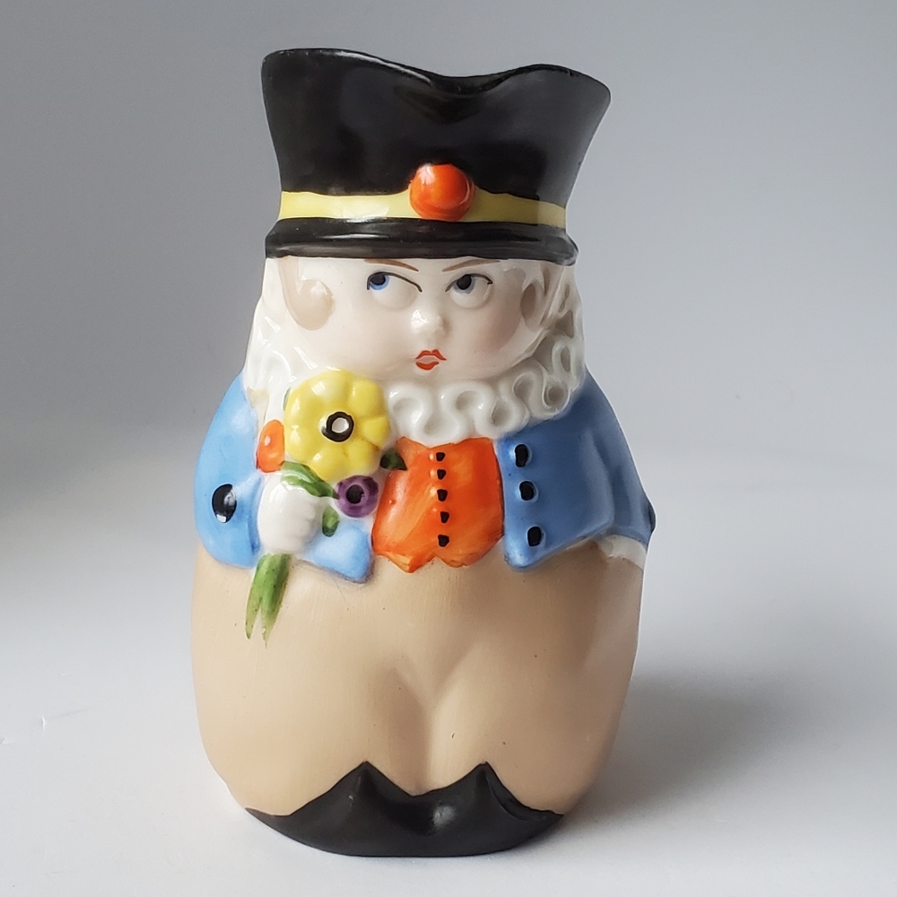 Vintage Erphila Bavaria Dutch Boy Porcelain Character Creamer Toby Jug Germany